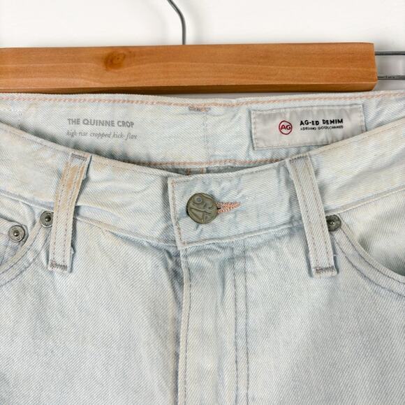 NWT‎ AG Adriano Goldschmied Quinne High-Rise Cropped Kick Flare Jeans Size 27 - Picture 5 of 7